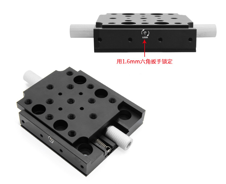 手動(dòng)線性燕尾平移臺(tái) 微調(diào)精密絲桿滑臺(tái) PT-SD71
