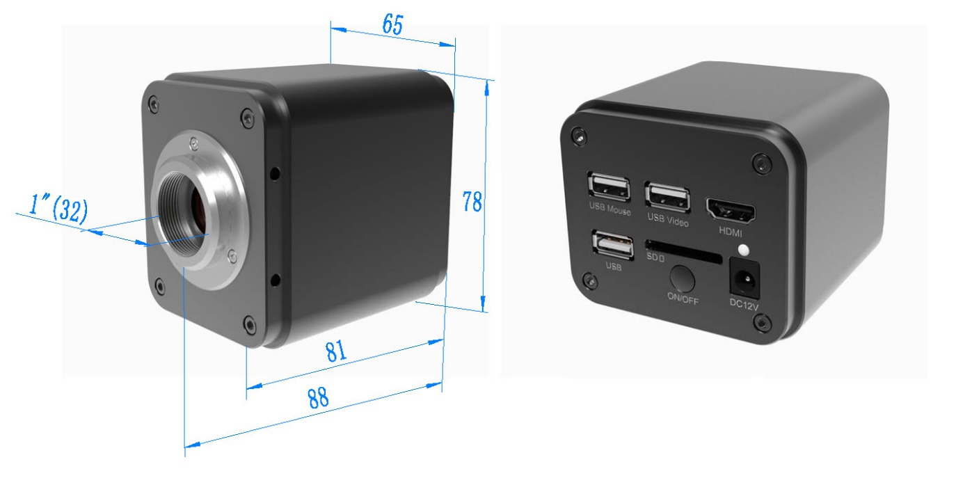 HDMI-1400R相機 C接口HDMI USB CMOS相機
